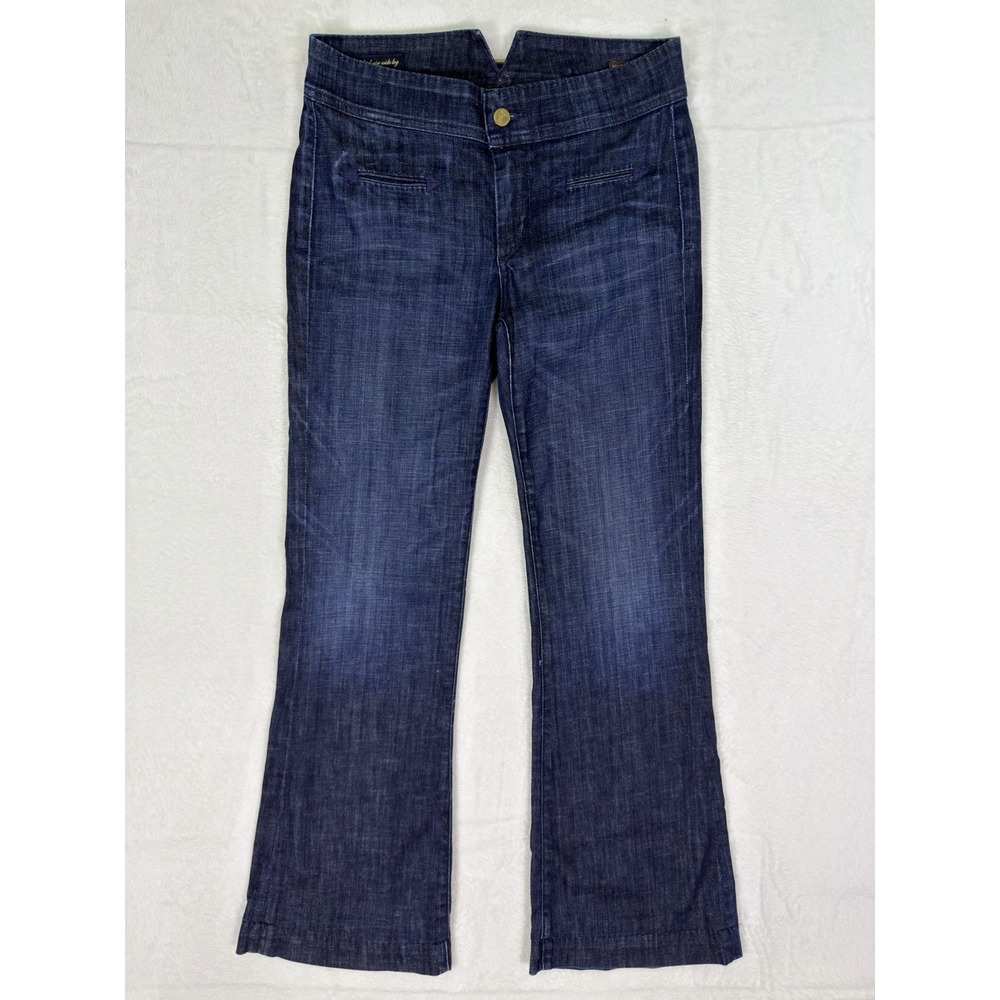 Citizens Of Humanity Jeans Womens 28 Blue Wide‎ Leg Hutton Dark Wash Denim